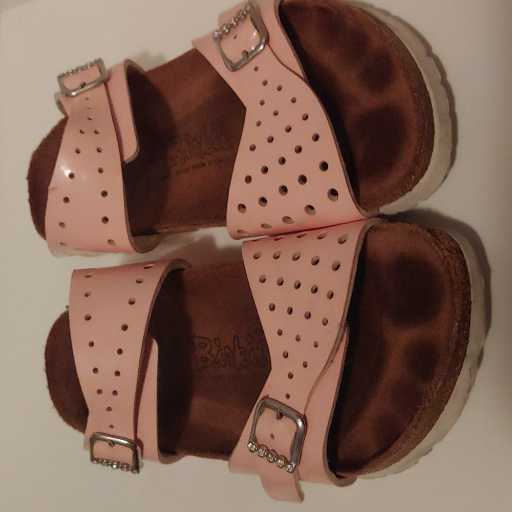 Rare pink patent leather birki's